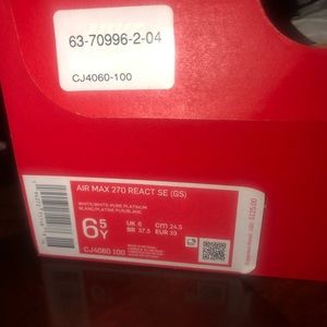 Air Max 270 React SE (GS)